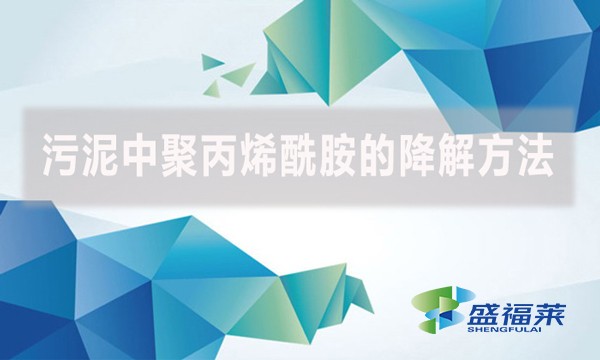 污泥中聚丙烯酰胺的降解方法,以下幾種可以參考。