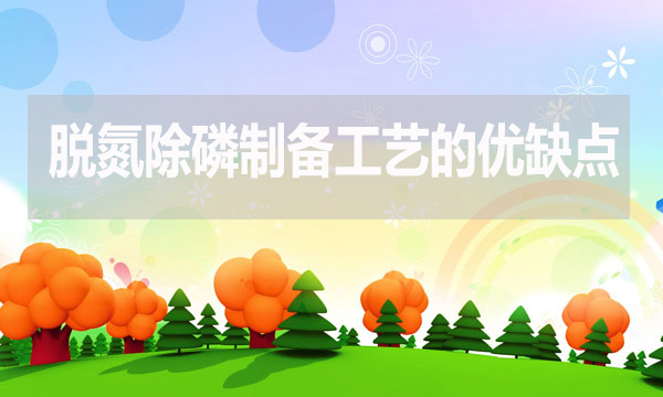 污水處理脫氮除磷制備工藝有哪些優點和缺點？